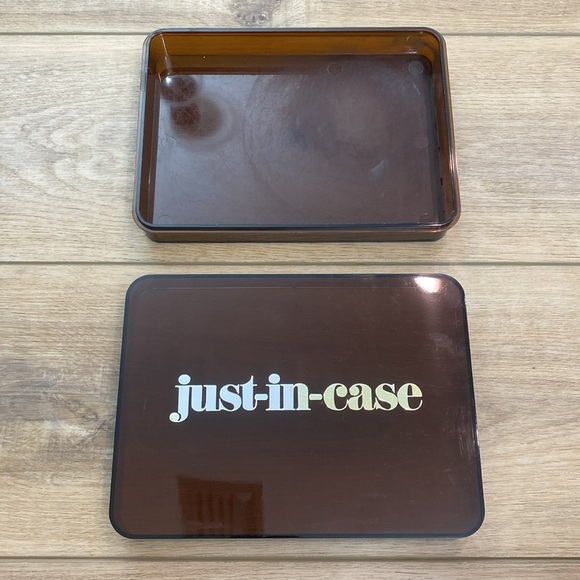 Vintage Acrylic “Just In Case” Trinket Box - Picture 2 of 11